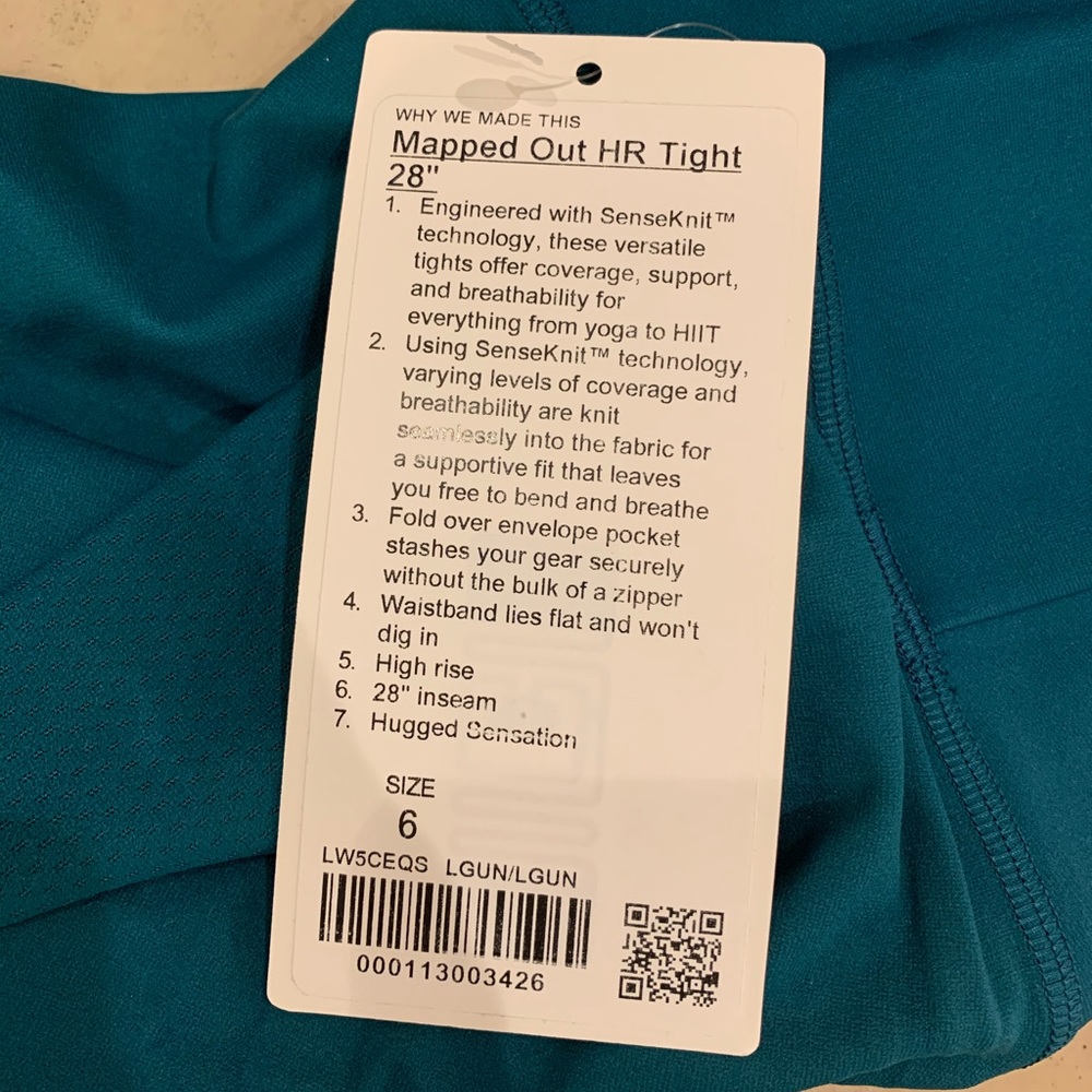 LULU LEMON MAPPED OUT TIGHT